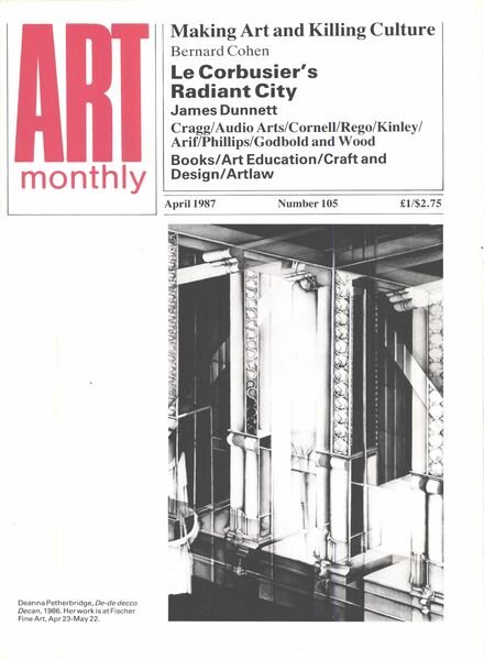 Art Monthly – April 1987 Cover