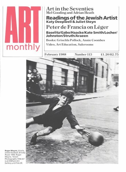 Art Monthly – February 1988 Cover