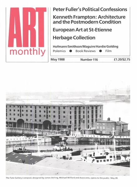 Art Monthly – May 1988 Cover