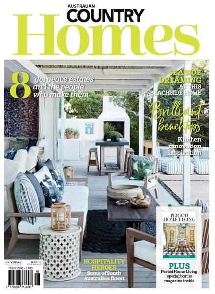 Australian Country Homes – April 2022 Cover