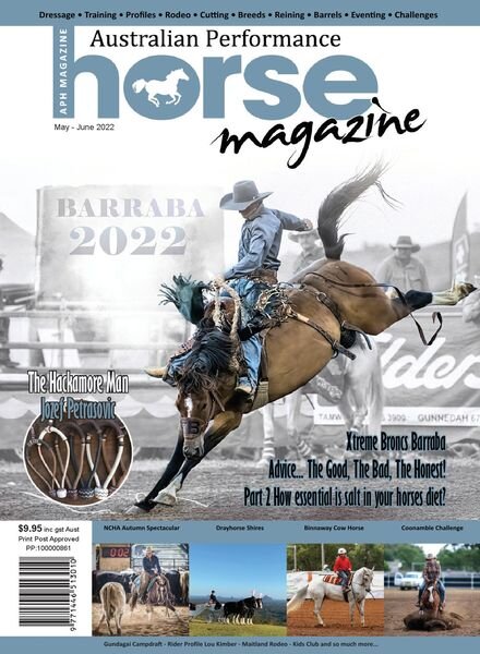 Australian Performance Horse Magazine – May 2022 Cover