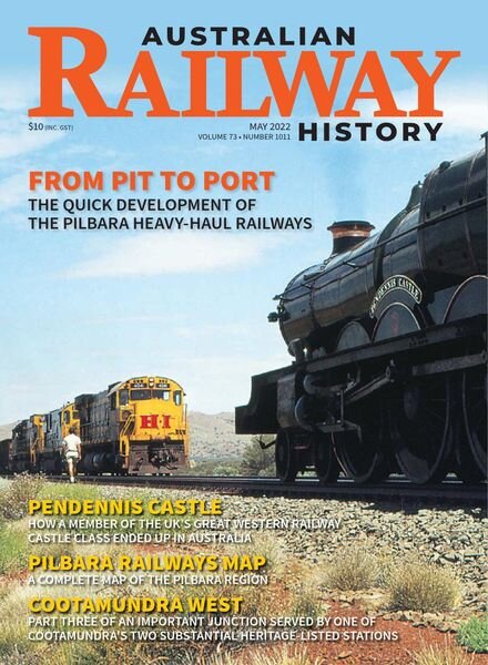Australian Railway History – Issue 1011 – May 2022 Cover