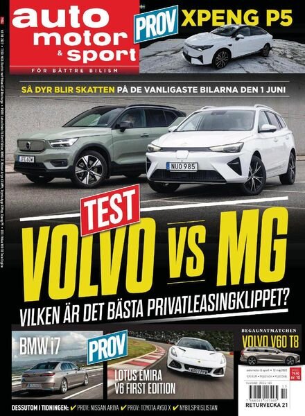Auto Motor & Sport Sverige – maj 2022 Cover