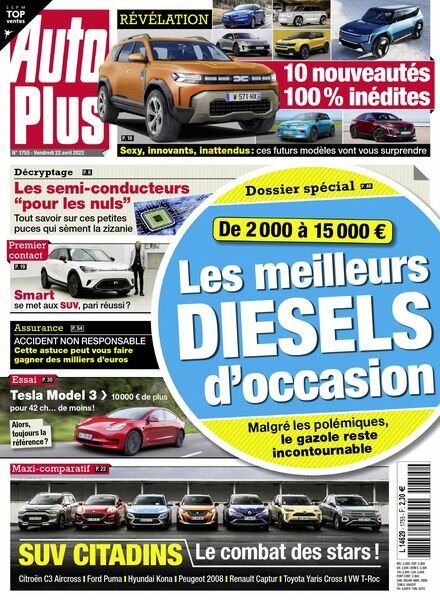 Auto Plus France – 22 avril 2022 Cover