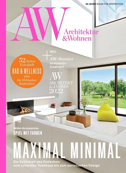 AW Architektur & Wohnen – Mai 2022 Cover