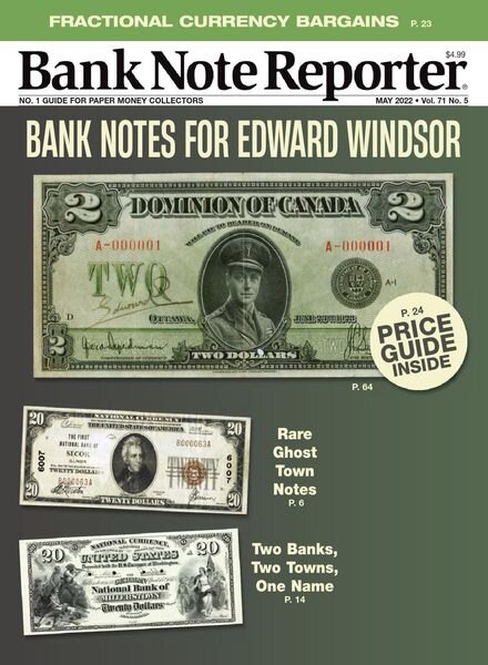Banknote Reporter – May 2022 Cover