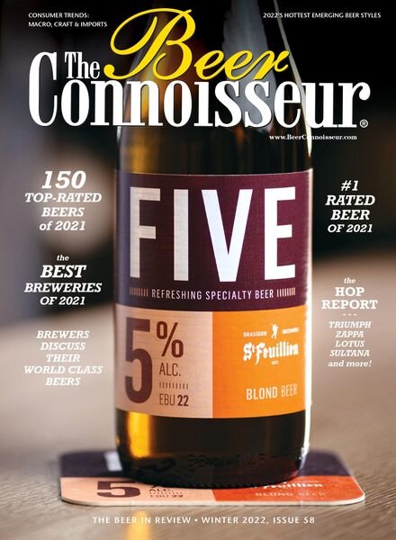 Beer Connoisseur – January 2022 Cover
