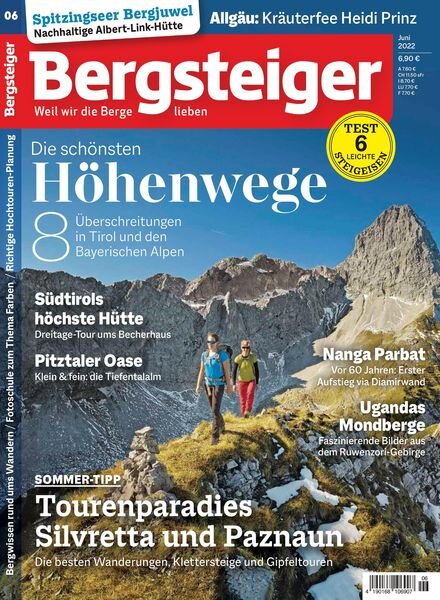 Bergsteiger – Juni 2022 Cover