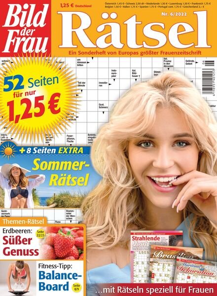 Bild der Frau Ratsel – Juni 2022 Cover