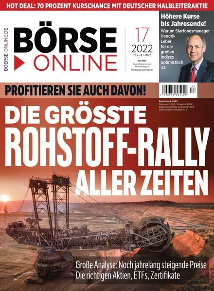 Borse Online – 28 April 2022 Cover