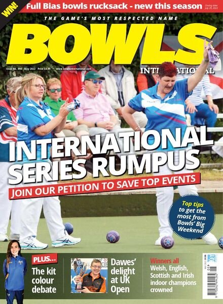 Bowls International – May 2022 Cover