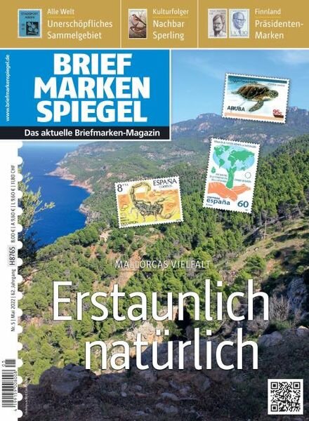 Briefmarken Spiegel – Mai 2022 Cover