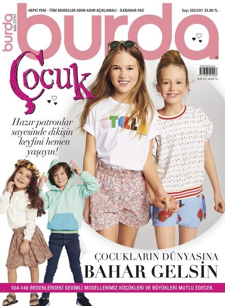 Burda Cocuk – Mart 2022 Cover