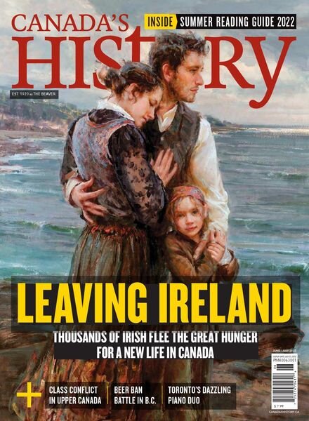 Canada’s History – June-July 2022 Cover
