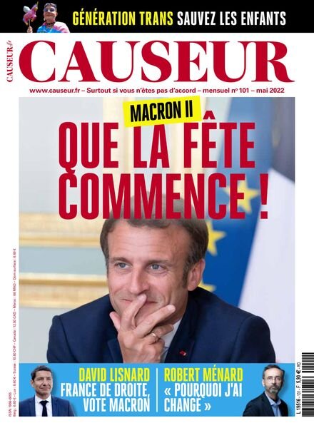 Causeur – Mai 2022 Cover