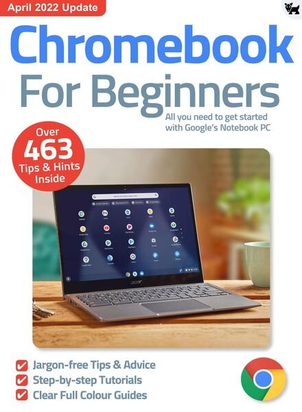 Chromebook For Beginners – April 2022 Cover