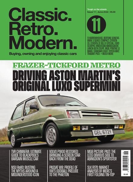 Classic.Retro.Modern Magazine – Issue 11 – June 2022 Cover