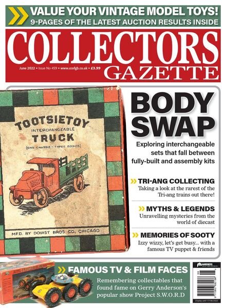 Collectors Gazette – Issue 459 – June 2022 Cover