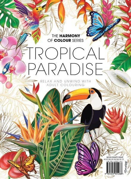 Colouring Book Tropical Paradise – February 2022 Cover