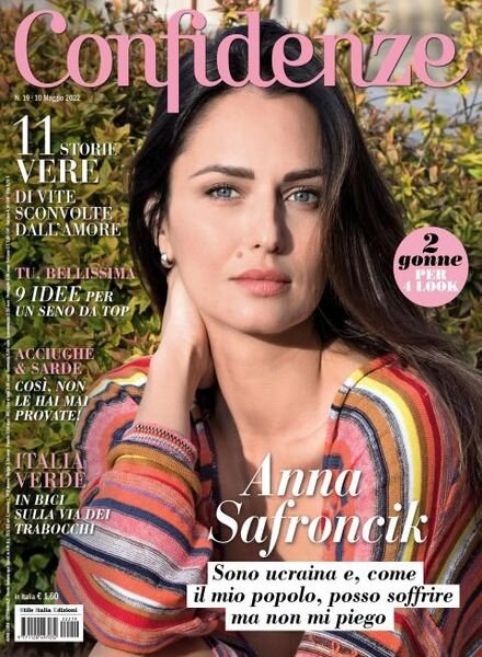 Confidenze – 10 maggio 2022 Cover
