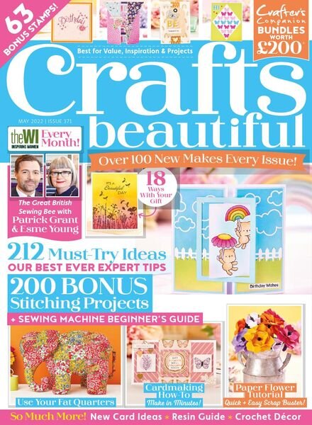 Crafts Beautiful – Issue 371 – May 2022 Cover