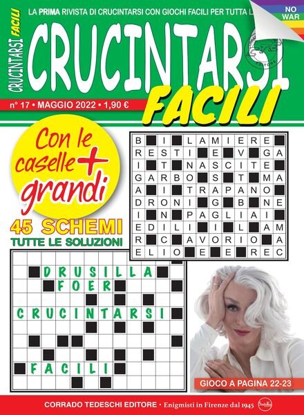 Crucintarsi Facili – aprile 2022 Cover