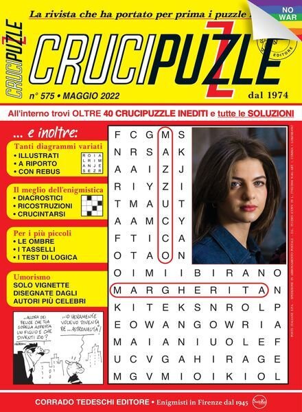 Crucipuzzle – aprile 2022 Cover