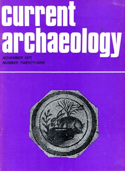 Current Archaeology – Issue 29 Cover