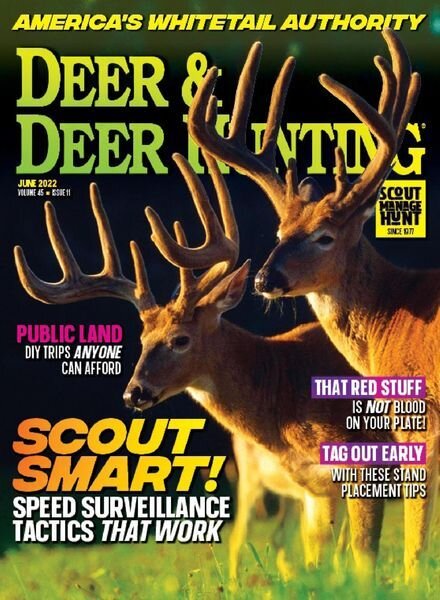 Deer & Deer Hunting – June 2022 Cover