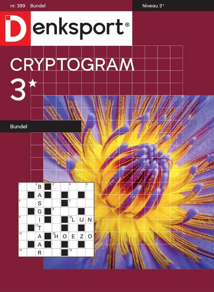 Denksport Cryptogrammen 3 bundel – 05 mei 2022 Cover
