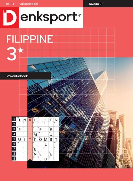 Denksport Filippine 3 Vakantieboek – mei 2022 Cover