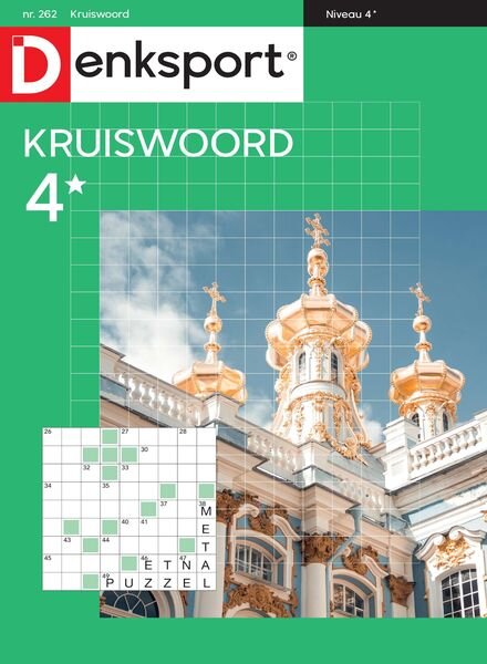 Denksport Kruiswoord 4 – mei 2022 Cover
