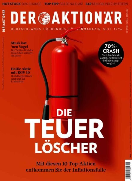 Der Aktionar – 29 April 2022 Cover