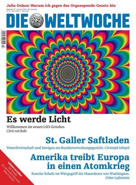 Die Weltwoche – 28 April 2022 Cover