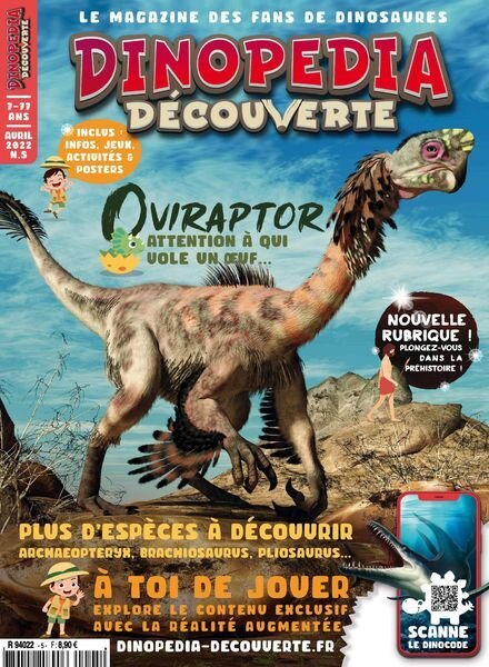 Dinopedia Decouverte – Avril 2022 Cover