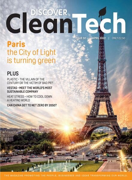 Discover Cleantech Magazine – April 2022 Cover