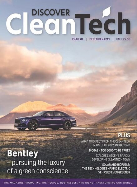 Discover Cleantech Magazine – December 2021 Cover