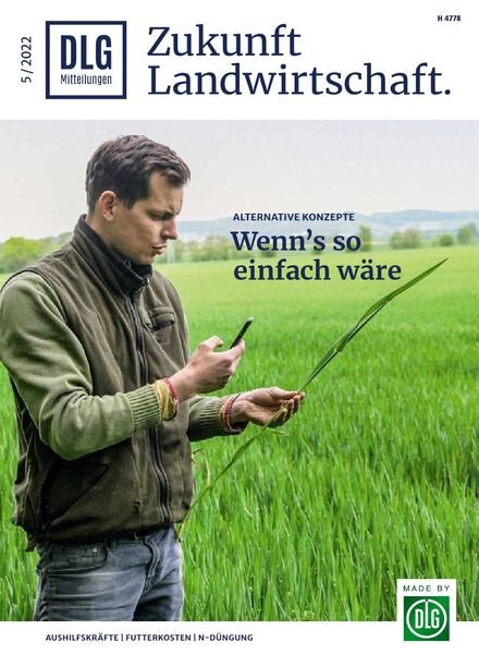 DLG Mitteilungen – April 2022 Cover