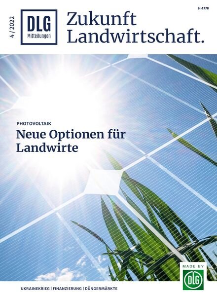 DLG Mitteilungen – Marz 2022 Cover