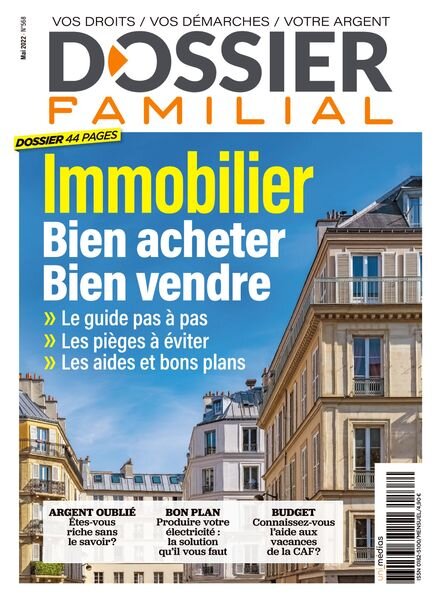 Dossier Familial – Mai 2022 Cover