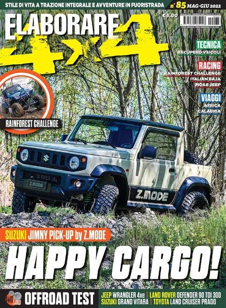 Elaborare 4×4 – Maggio-Giugno 2022 Cover