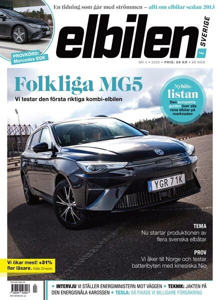 Elbilen – maj 2022 Cover