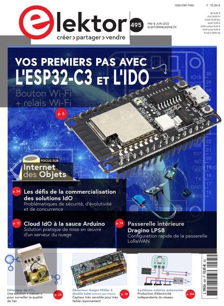 Elektor France – Mai-Juin 2022 Cover