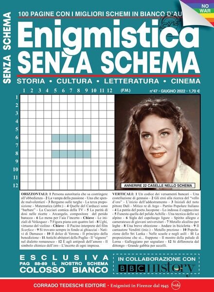 Enigmistica Senza Schema – giugno 2022 Cover