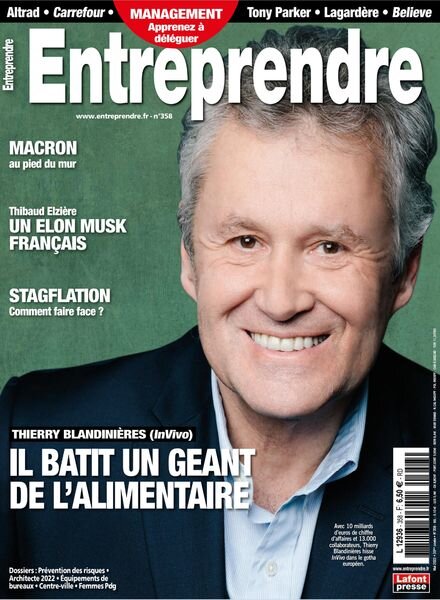 Entreprendre – Mai 2022 Cover