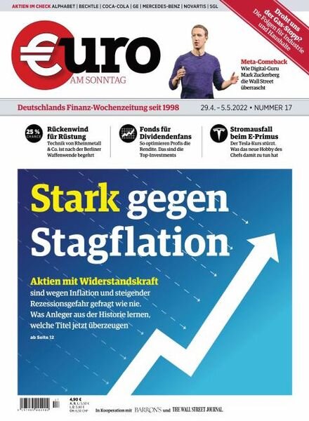 Euro am Sonntag – 29 April 2022 Cover
