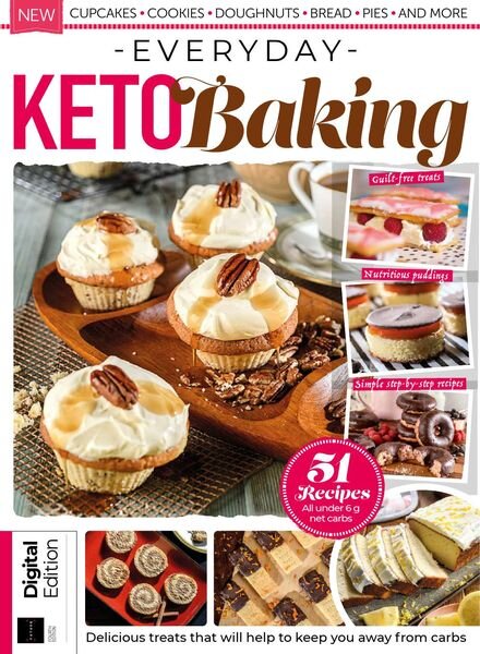 Everyday Keto Diet Baking – 4th Edition 2022 Cover