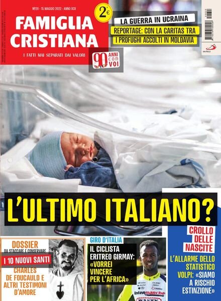 Famiglia Cristiana – 15 Maggio 2022 Cover