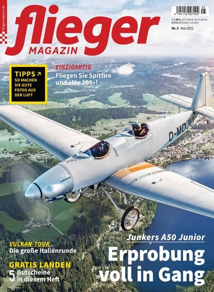 Fliegermagazin – Mai 2022 Cover