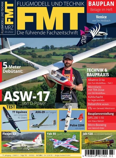 FMT Flugmodell und Technik – Februar 2022 Cover